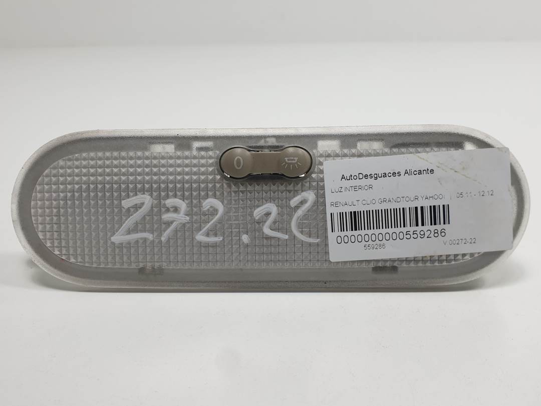 LUZ INTERIOR - 8200074362 - RENAULT - CLIO GRANDTOUR