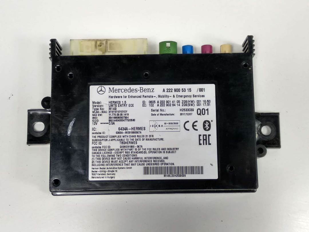 MODULO ELECTRONICO - A2229005315 - MERCEDES - CLASE GLA (W156)
