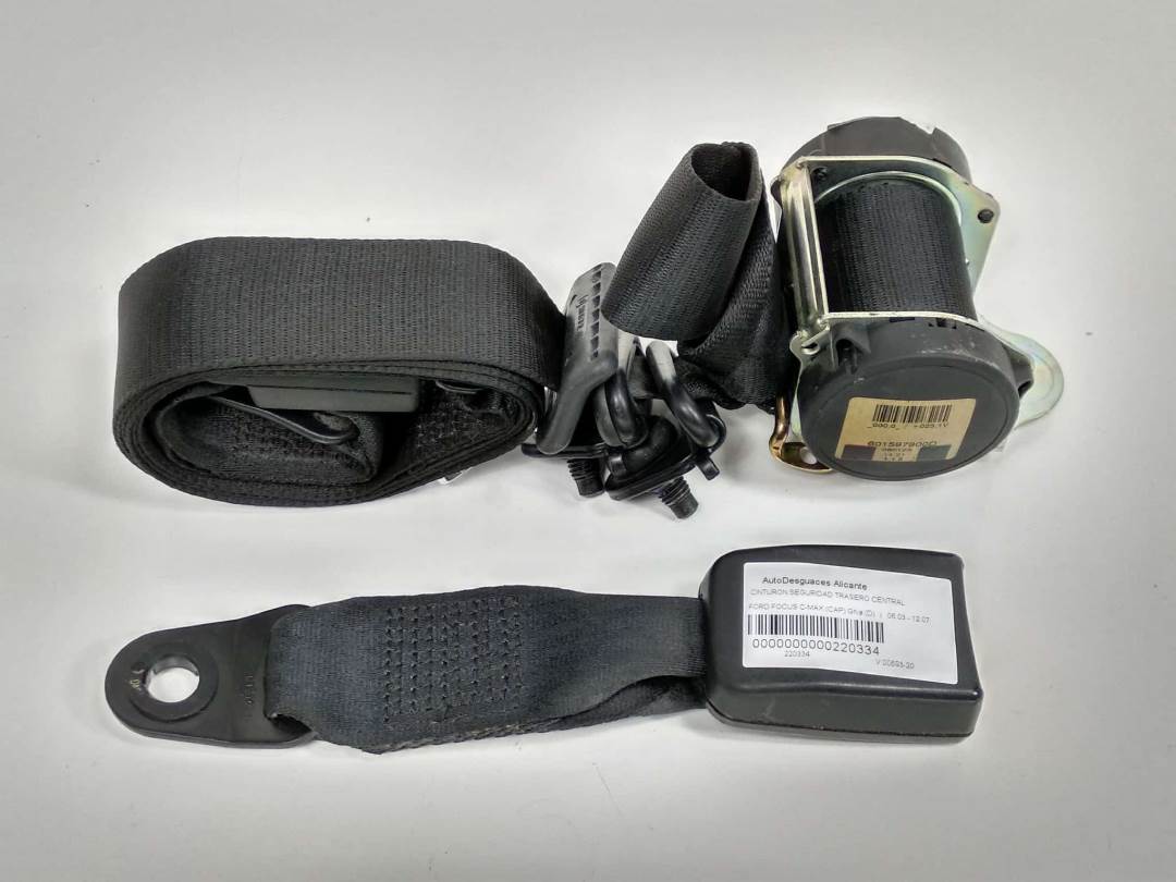 CINTURON SEGURIDAD TRASERO CENTRAL - 3M51R611B68BF - FORD - FOCUS C-MAX (CAP)
