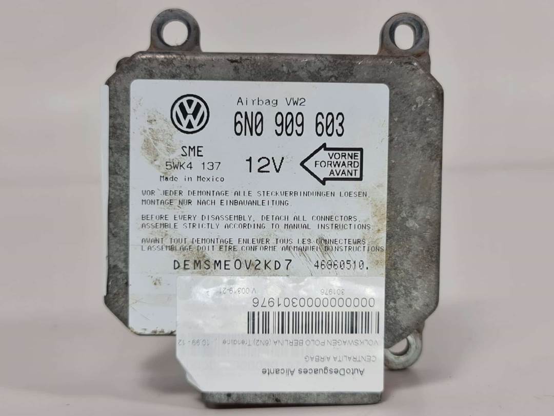 CENTRALITA AIRBAG - 6N0909603 - VOLKSWAGEN - POLO BERLINA (6N1)