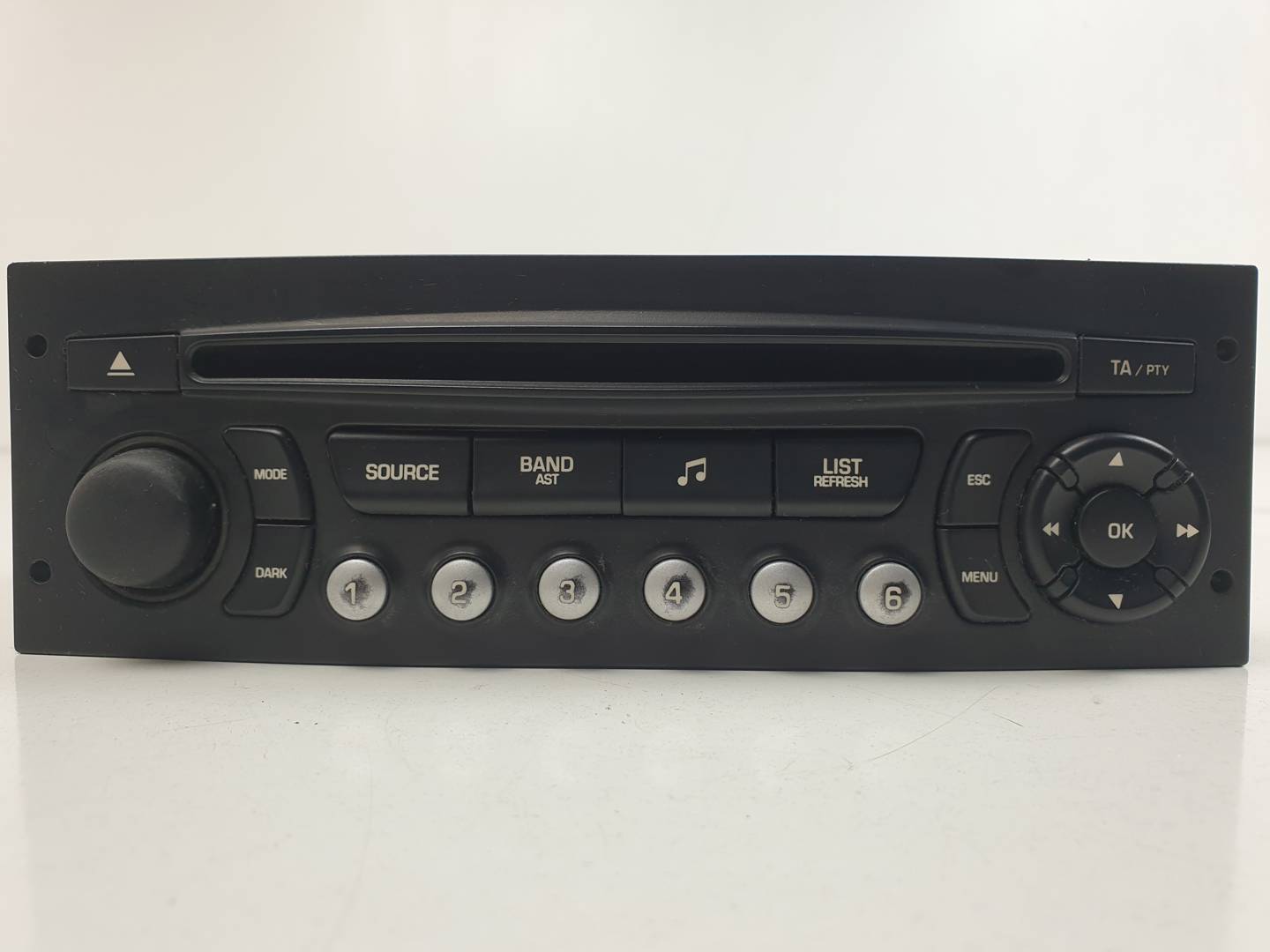SISTEMA AUDIO / RADIO CD - 96639793XT00 - PEUGEOT - 207