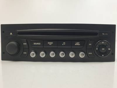 SISTEMA AUDIO / RADIO CD 96639793XT00 PEUGEOT 207 Autodesguaces Alicante