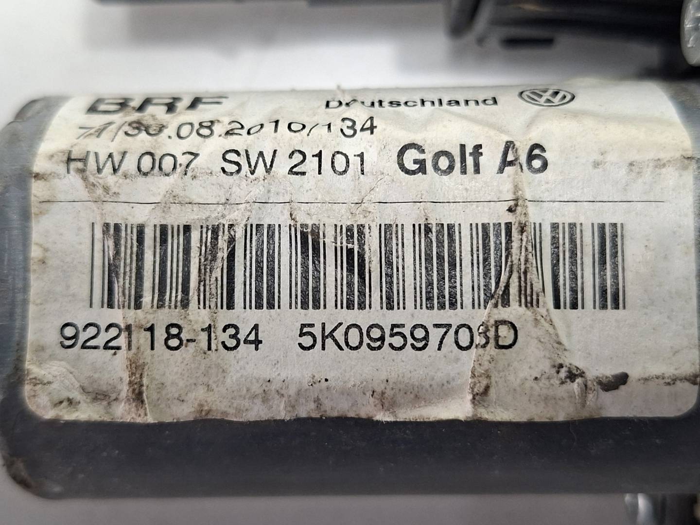 Foto 4 de Motor Elevalunas Trasero Izquierdo Volkswagen Golf VI (5k1) (2008–2012)